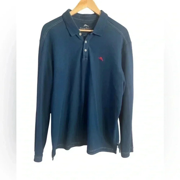 Tommy Bahama Island Zone Supima Cotton Polo, Large, Teal